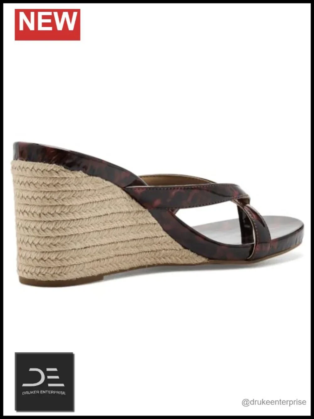 Dolce Vita Helan Wedge Heel Sandals Suede Slingback Espadrille
